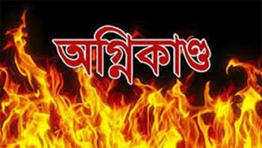 শেরপুরে বৈদ্যুতিক শর্টসার্কিট থেকে আগুন, ঘরবাড়ি পুড়ে ছাই